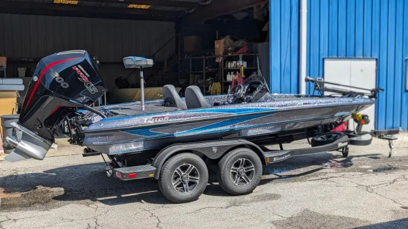 The Image of 2024 Triton 18 TrX bass boat with Mercury 200 Pro XS engine. - 0