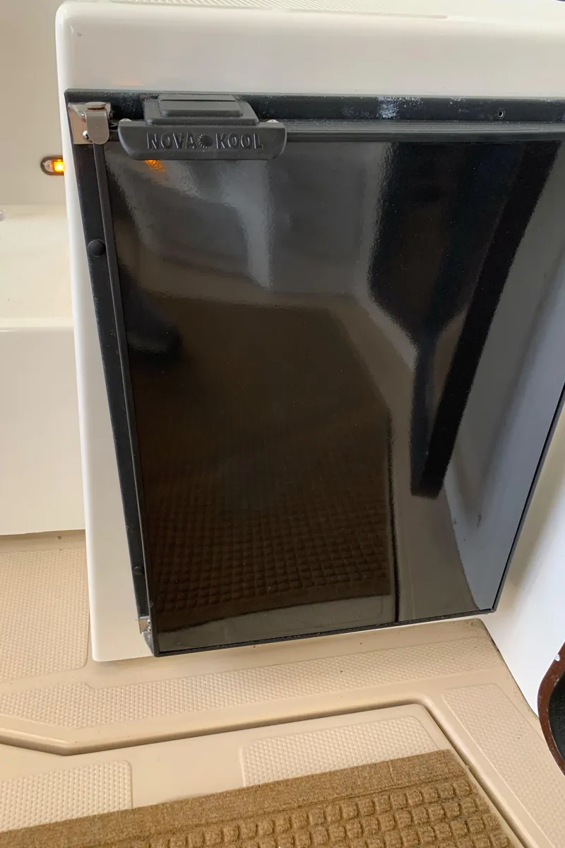 Slide: The Image of 2014 Ranger Tugs Trawler refrigerator in cabin. - 13