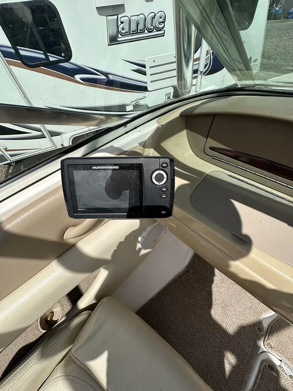 Slide: The Image of Humminbird fish finder on 2004 Chaparral 190SSI boat dashboard. - 5