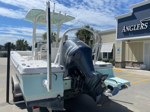 Slide: The Image of 2016 Robalo 246 Cayman boat with Yamaha outboard motor at Anglers dealership. - 3