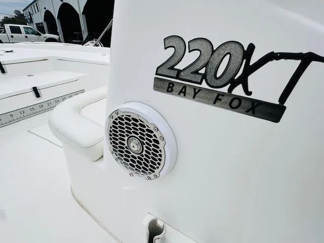 Slide: The Image of Sea Fox 22 XT Bay Fox boat interior with speaker, 2012 model. - 13