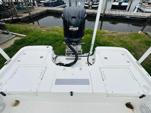 Slide: The Image of 2012 Sea Fox 22 XT boat with 250 HP engine at dockside. - 7