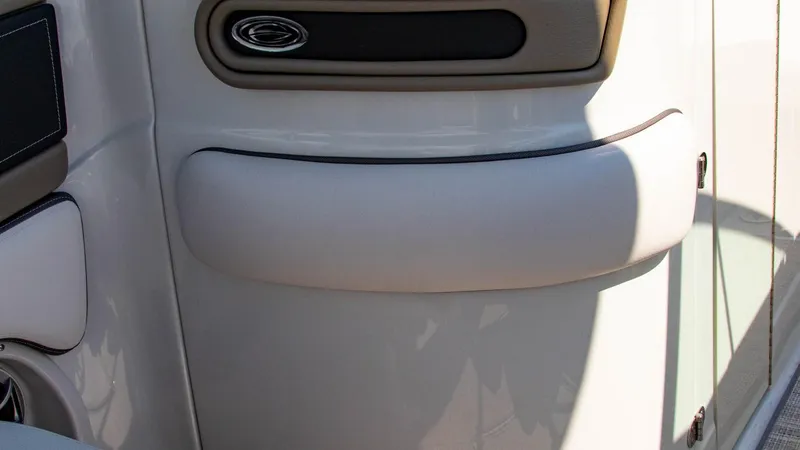 Slide: The Image of Interior detail of 2023 Crownline 290 XSS boat, featuring sleek design and premium materials. - 14