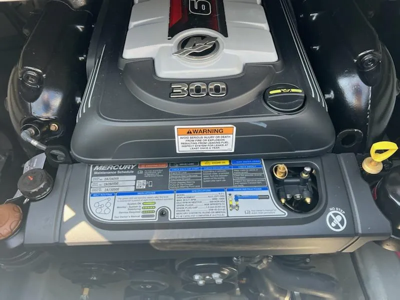 Slide: The Image of 2023 Crownline 260 SS boat engine, Mercury 300 horsepower. - 8