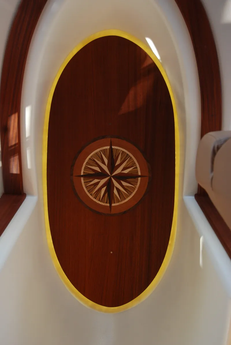 Slide: The Image of Overhead stack liner with optional compass rose - 33