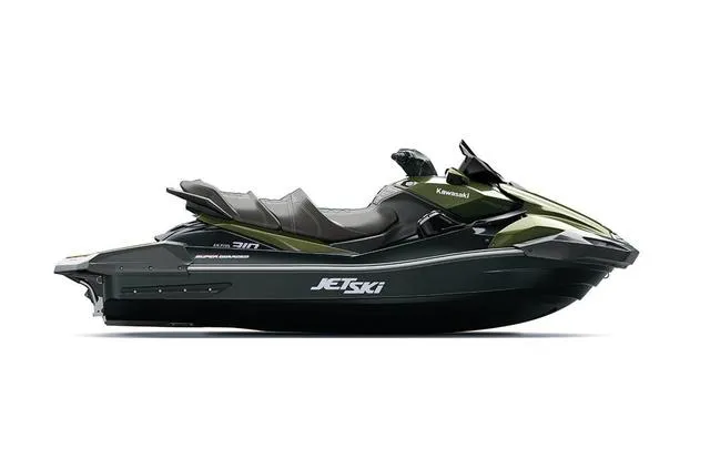 Slide: The Image of 2024 Kawasaki Waverunner JET SKI® ULTRA® 310LX, side view. - 9