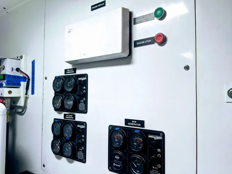 Slide: The Image of Engineroom Genset Panels - 74