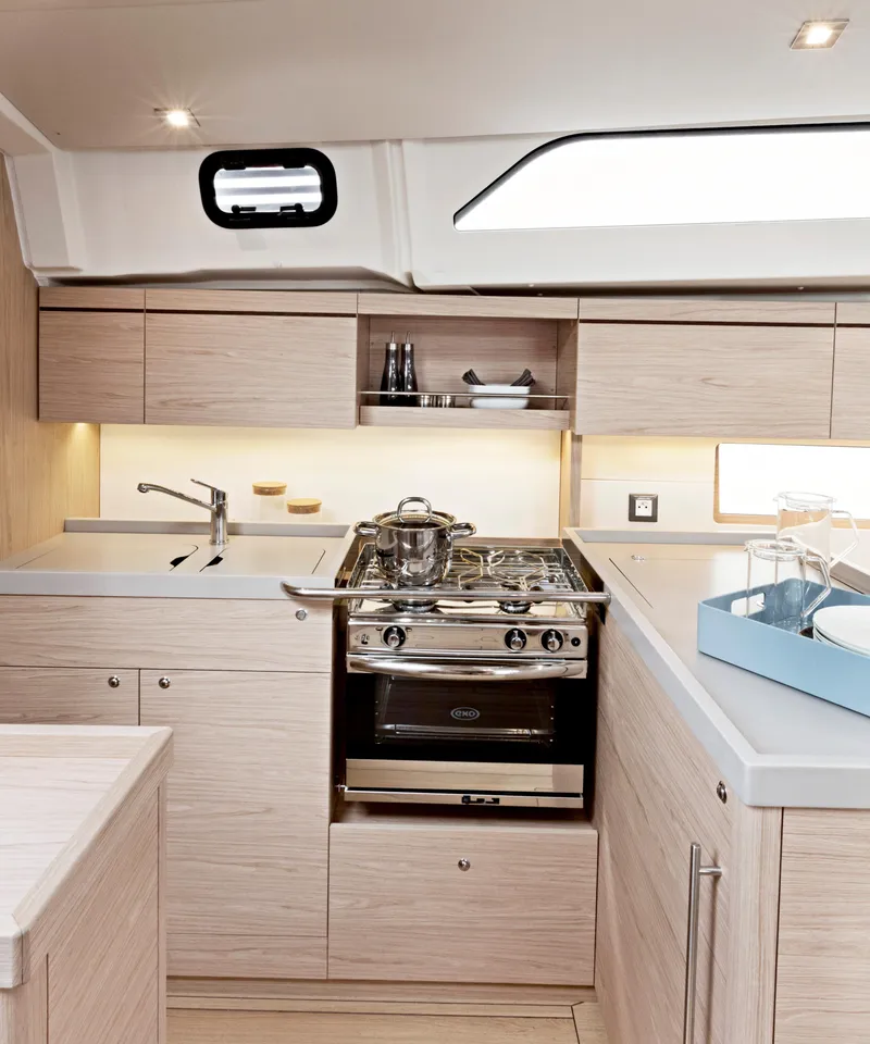 Slide: The Image of 2023 Beneteau Oceanis 46.1 - Galley - 11