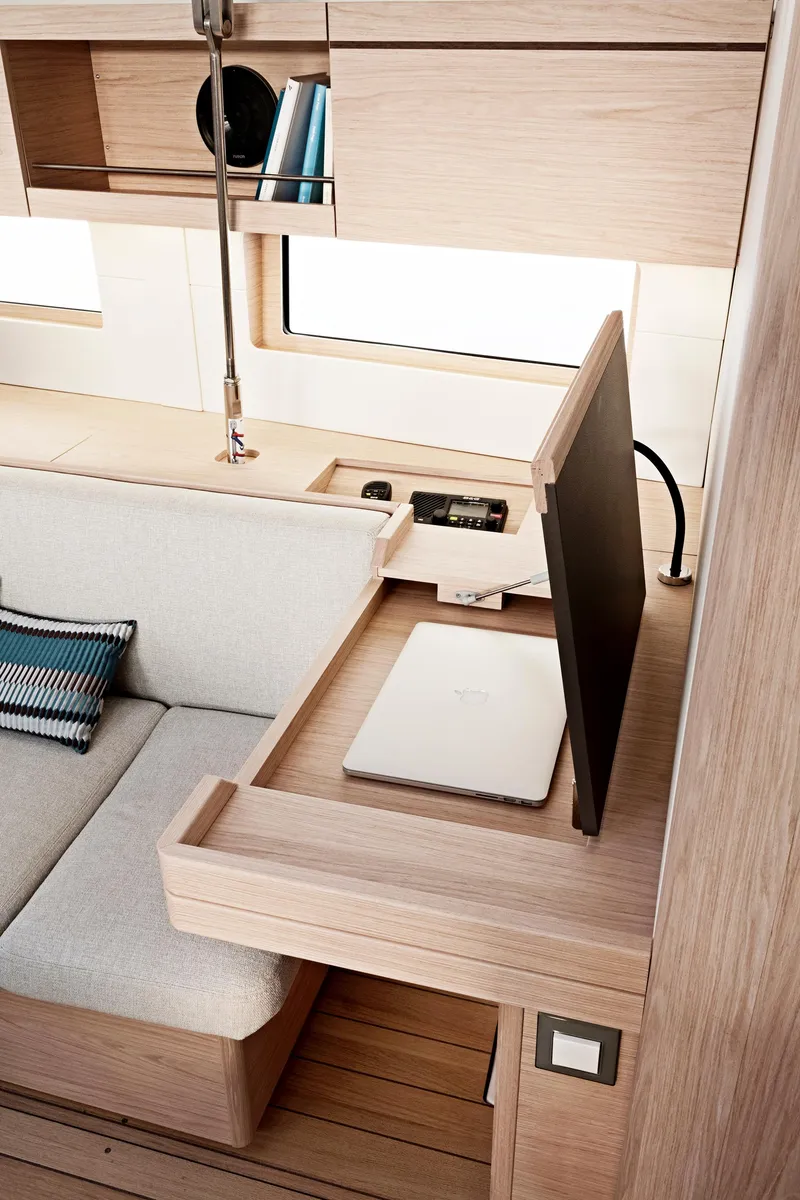 Slide: The Image of 2023 Beneteau Oceanis 46.1 - Nav. Table - 12