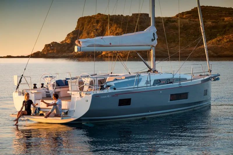 Slide: The Image of 2023 Beneteau Oceanis 46.1 - Anchored - 3