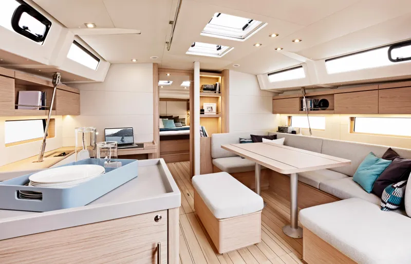 Slide: The Image of 2023 Beneteau Oceanis 46.1 - Saloon - 8