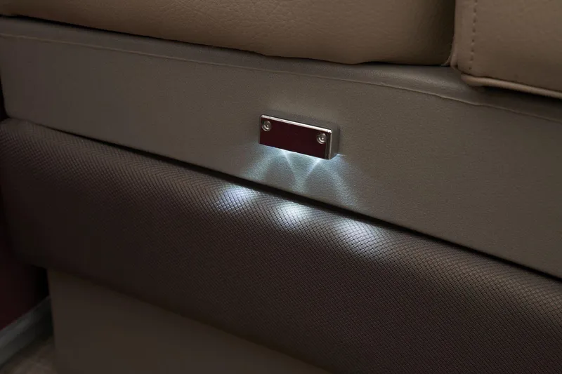 Slide: The Image of 2024 Sun Tracker Party Barge 22 XP3 speaker detail. - 50