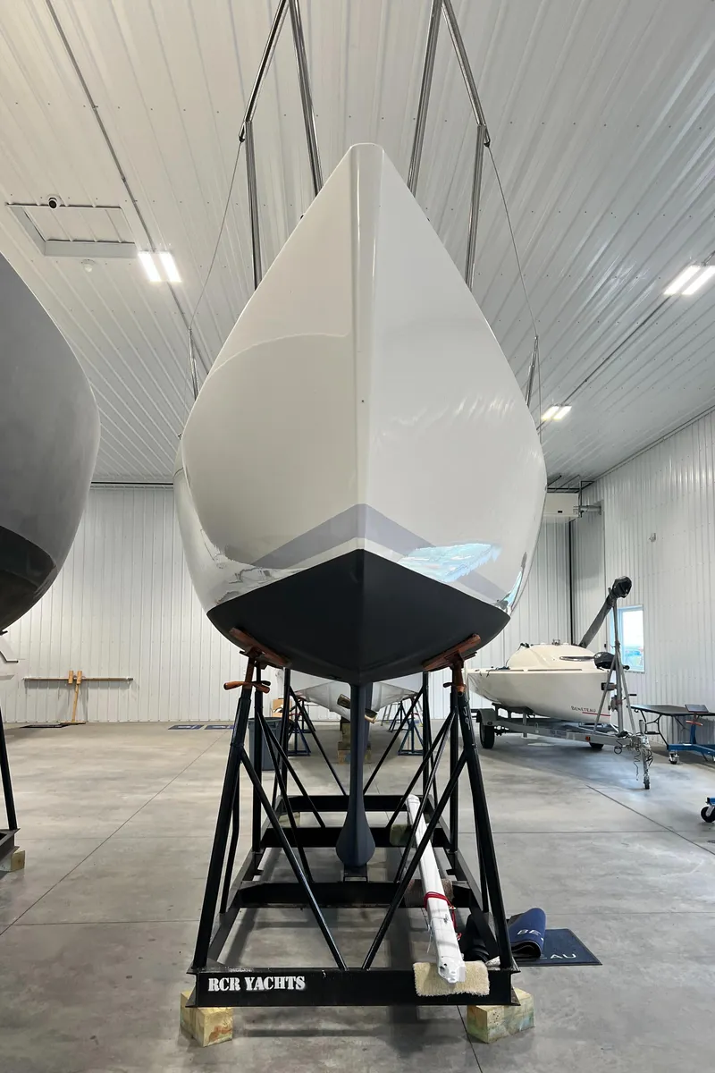 Slide: The Image of 2024 J Boats J/9 sailboat in indoor storage. - 4