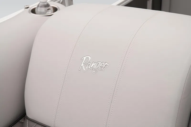 Slide: The Image of 2024 Ranger Reata 223C boat seat with logo embroidery. - 20