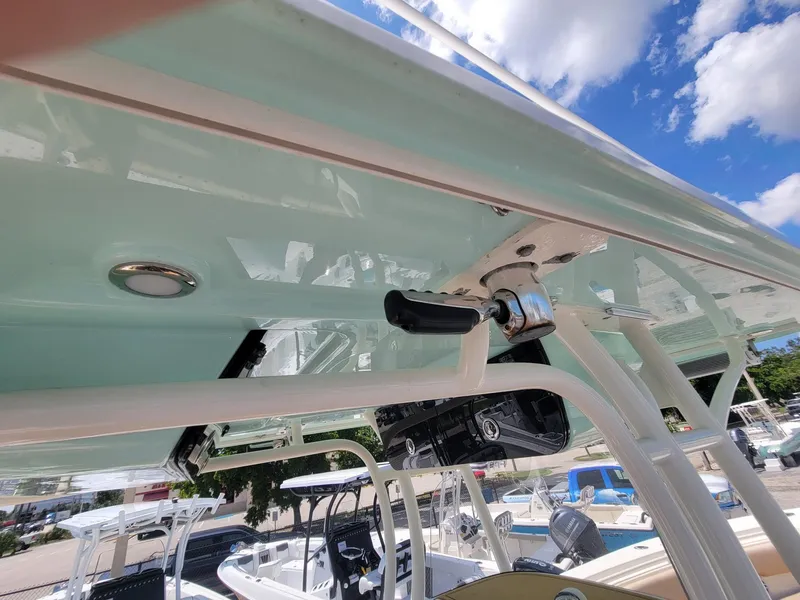 Slide: The Image of 2018 Key West 281 Billistic boat with T-top and rod holder. - 44