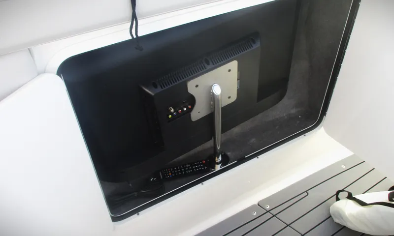 Slide: The Image of Flatscreen TV stores inside cockpit locker - 25