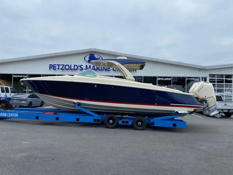 Slide: The Image of 2024 Chris-Craft LAUNCH GT 35 boat on trailer at Petzold's Marine Center. - 4
