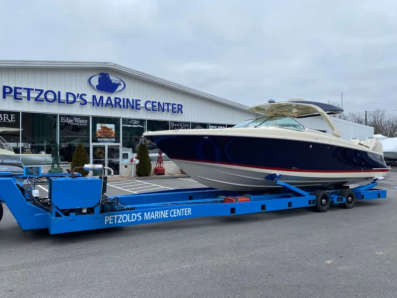 Slide: The Image of 2024 Chris-Craft LAUNCH GT 35 on trailer at Petzold's Marine Center. - 6