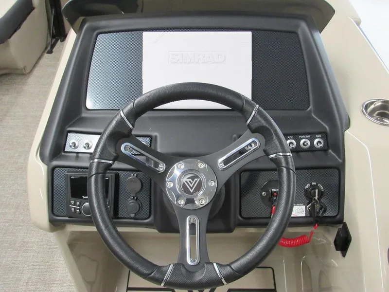 Slide: The Image of Viaggio Diamante U D21U 2023 boat steering wheel and dashboard. - 10
