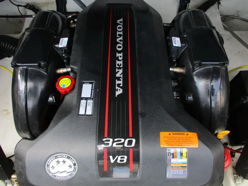 Slide: The Image of Volvo Penta 320 V8 engine in Chaparral 257 SSX 2015 boat. - 13