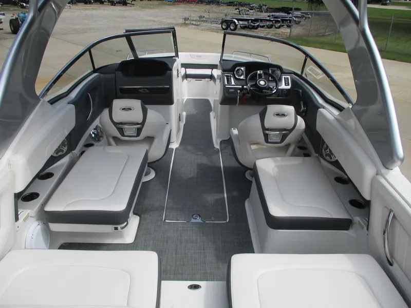 Slide: The Image of Interior of a 2015 Chaparral 257 SSX boat with luxurious seating arrangement. - 3