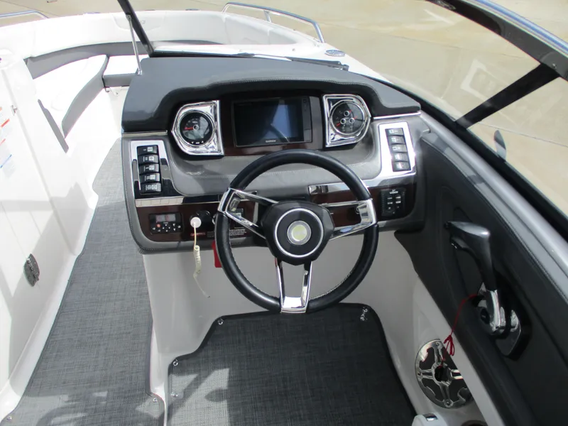 Slide: The Image of Interior view of 2015 Chaparral 257 SSX helm. - 8