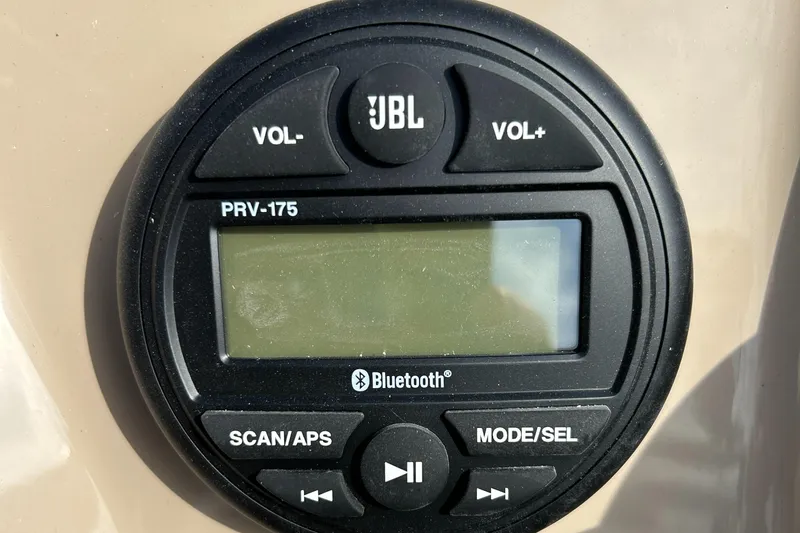Slide: The Image of JBL PRV-175 Bluetooth stereo system on 2024 Bentley Pontoons LE 180 CR. - 10