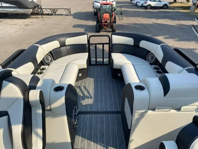 Slide: The Image of 2023 Montara Surf Boss 202 boat interior with spacious seating and modern design. - 8