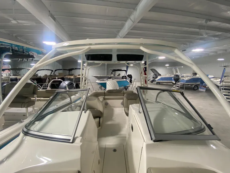 Slide: The Image of 2024 Key West 239 DFS boat interior in showroom. - 24
