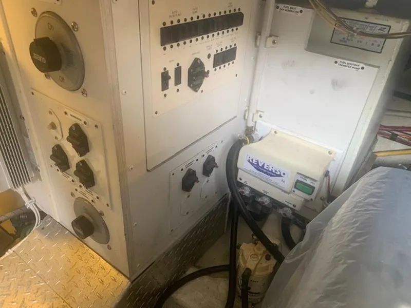 Slide: The Image of Electrical control panel of a 2008 Marquis 40 SC. - 21