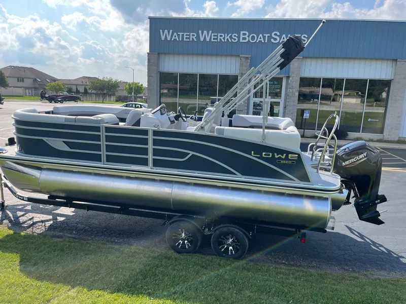 Slide: The Image of 2024 Lowe SS 210 WT pontoon boat at Water Werks Boat Sales. - 2