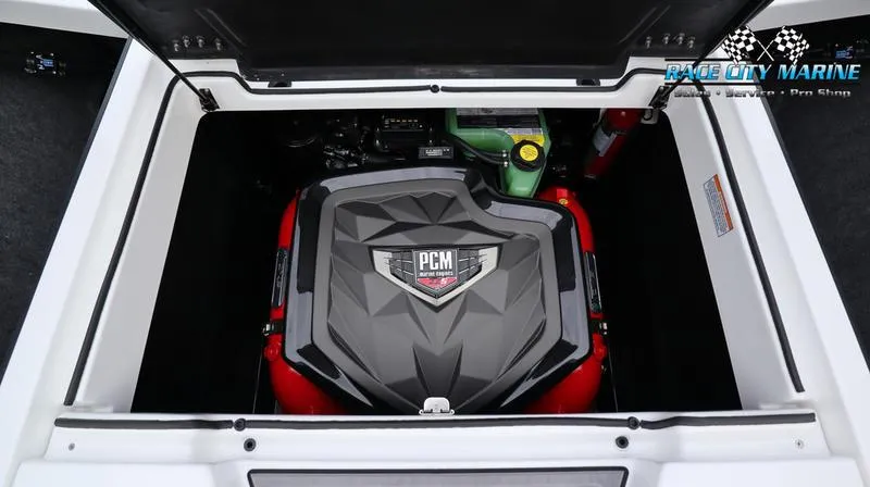 Slide: The Image of 2024 Nautique GS22 PCM engine in open compartment. - 31