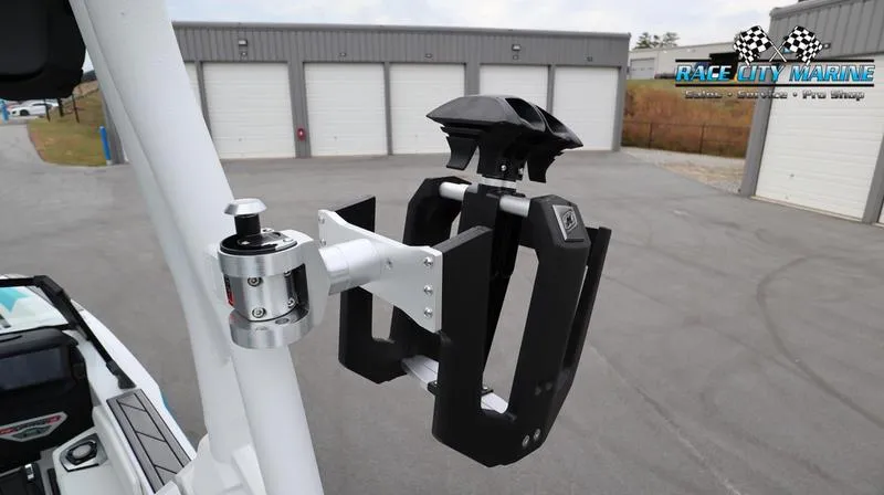 Slide: The Image of 2024 Nautique GS22 wakeboard rack at Race City Marine. - 34