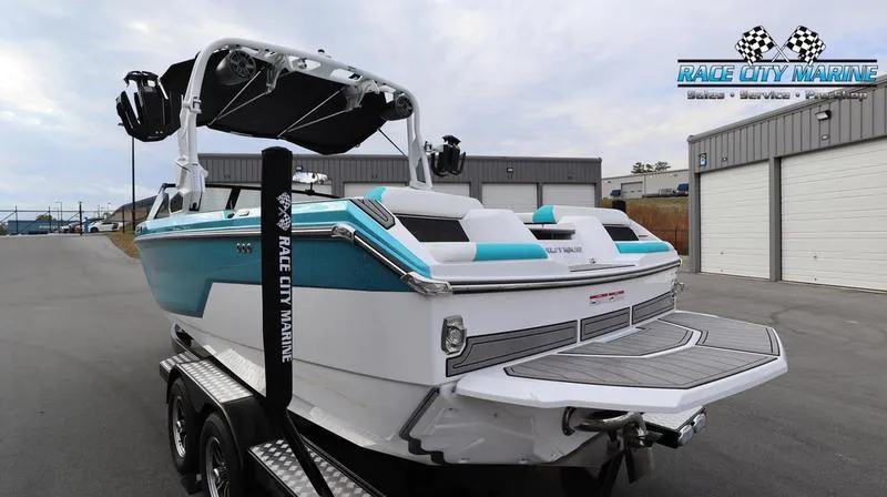 Slide: The Image of 2024 Nautique GS22 boat at Race City Marine dealership. - 39