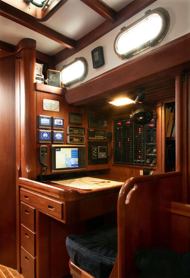 Slide: The Image of Hinckley Yachts OceanCruising 52 1997 - 86