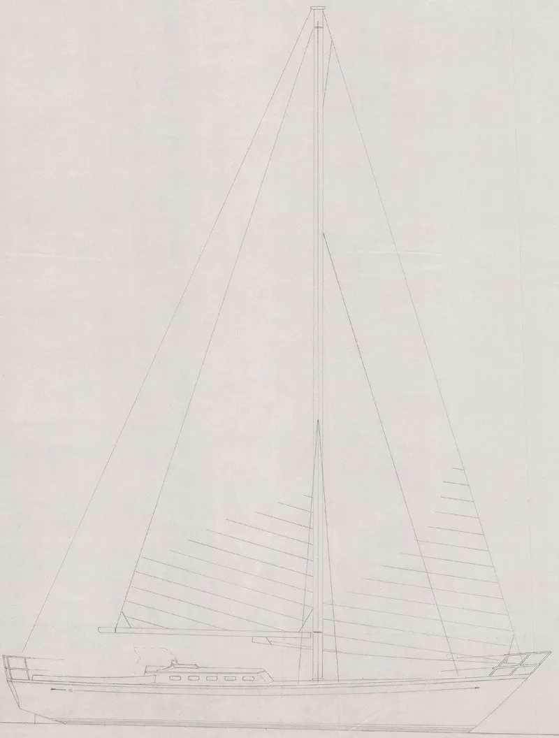 Slide: The Image of Hinckley Yachts OceanCruising 52 1997 - 99