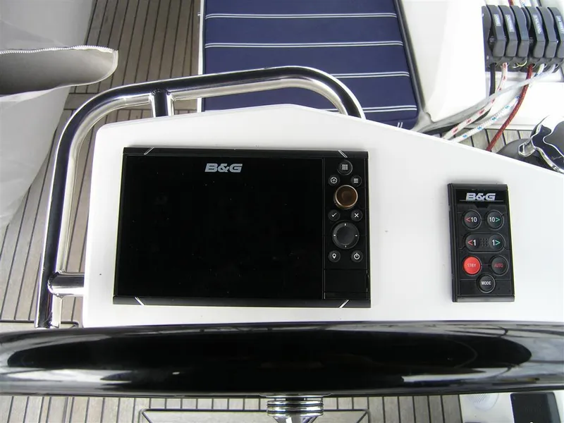 Slide: The Image of B&G navigation system on 2019 Beneteau 51.1 yacht. - 21