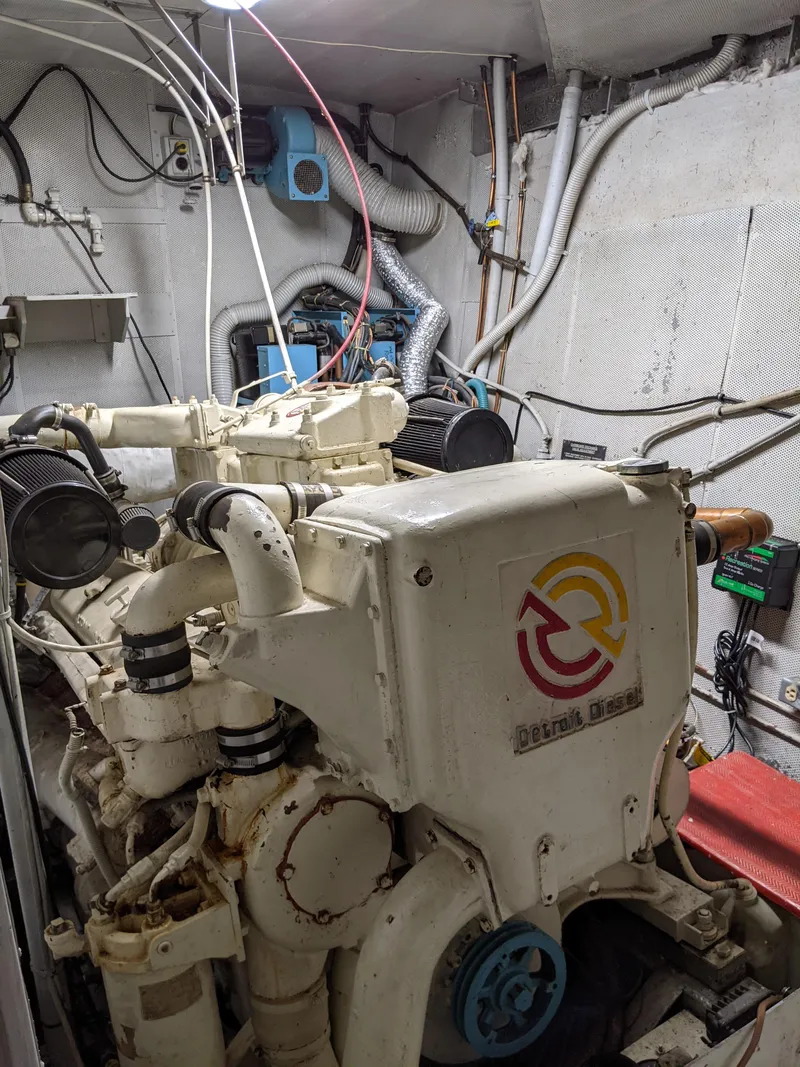 Slide: The Image of Chris-Craft 60 Roamer Flush Deck 1976 - 75