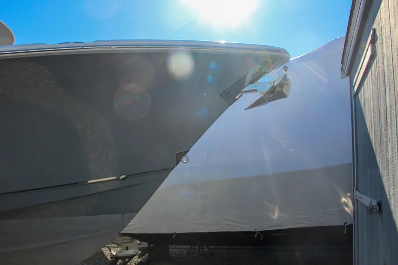 Slide: The Image of 2021 Sea Hunt Ultra 275 SE boat bow in sunlight. - 4