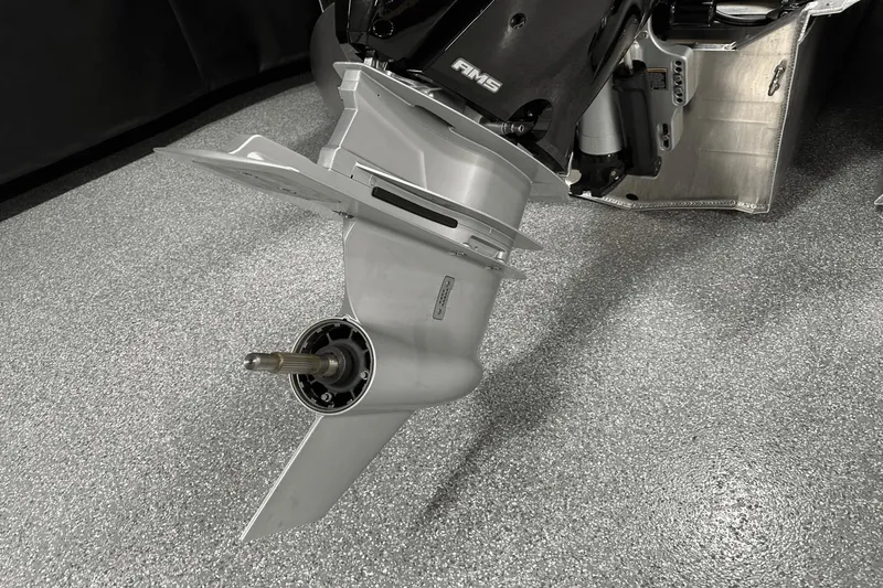 Slide: The Image of 2024 Premier 250 Solaris Sport boat engine component on display. - 32