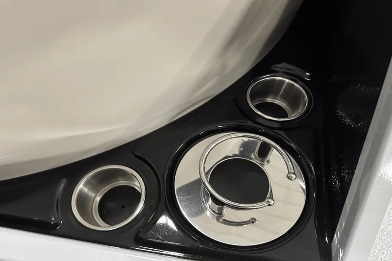 Slide: The Image of 2024 Premier 250 Solaris Sport cup holders and table mount detail. - 37