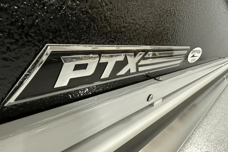 Slide: The Image of Close-up of 2024 Premier 250 Solaris Sport PTX logo on textured surface. - 9