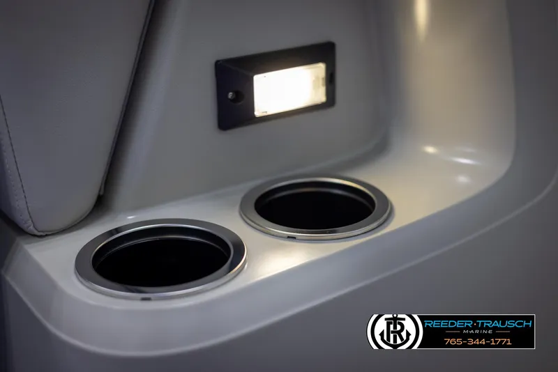 Slide: The Image of 2024 SunChaser Vista 22 LR cup holders and interior lighting. - 33