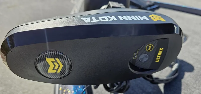 Slide: The Image of Minn Kota Ultrex trolling motor on 2024 Ranger Z521R boat. - 13