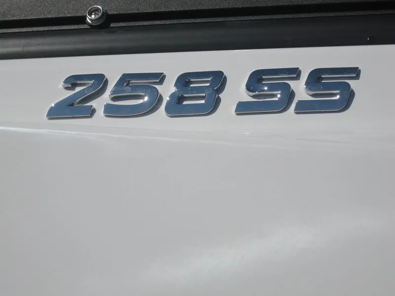 Slide: The Image of 2024 Monterey 258SS Super Sport boat emblem. - 5