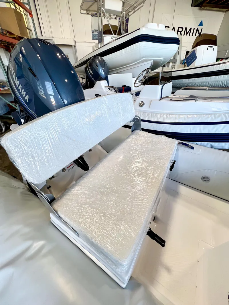 Slide: The Image of 2024 AB Inflatables Mares 12 VSX boat with Yamaha engine in stock. - 6