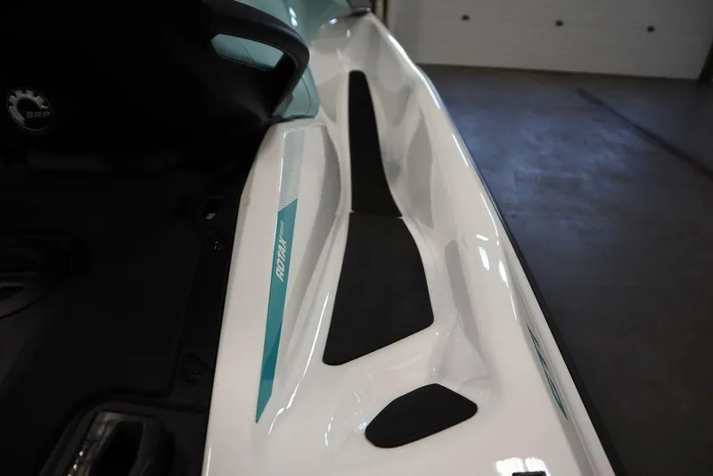 Slide: The Image of 2025 Sea-Doo GTI 130 jet ski interior with sleek design and modern features. - 19