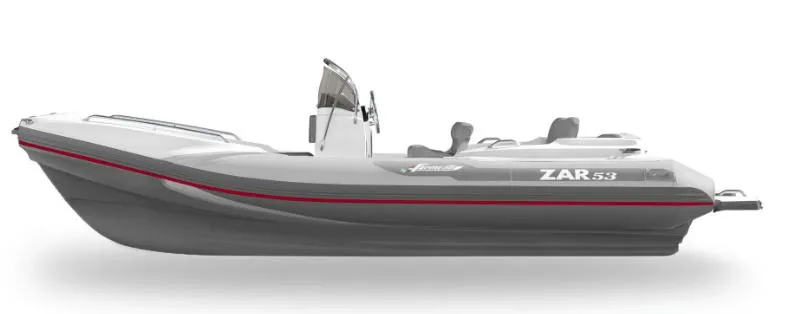 Slide: The Image of 2024 Zar Formenti 53 SPC inflatable boat, side view. - 2