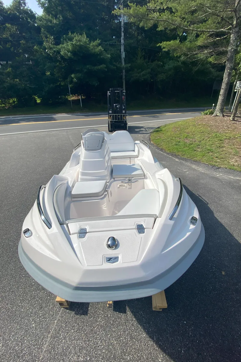 Slide: The Image of 2024 Zar Formenti TENDER ZF-1 boat on display outdoors. - 7