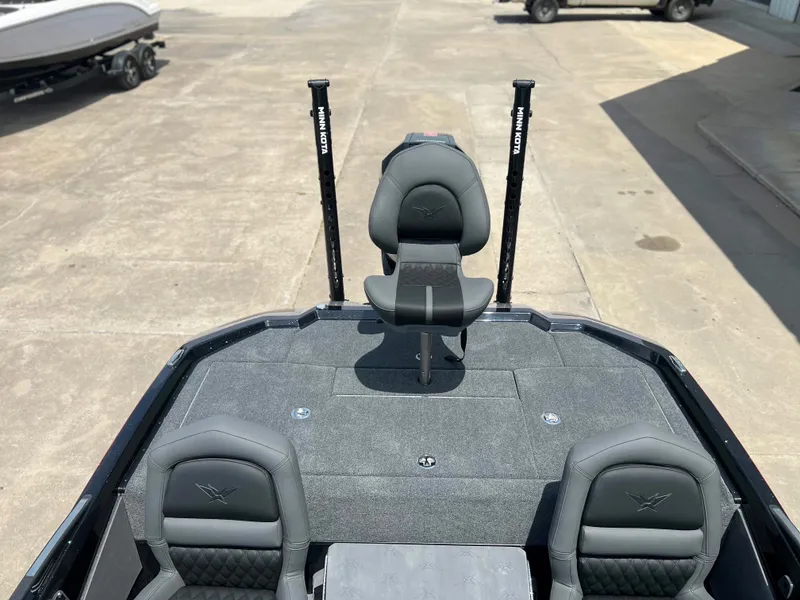 Slide: The Image of 2024 Vexus VX 20 boat interior with seating and deck. - 9